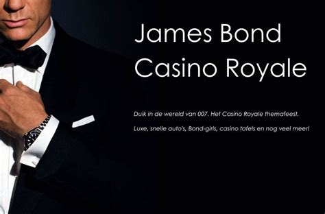 themafeest casino royale|James Bond themafeest .